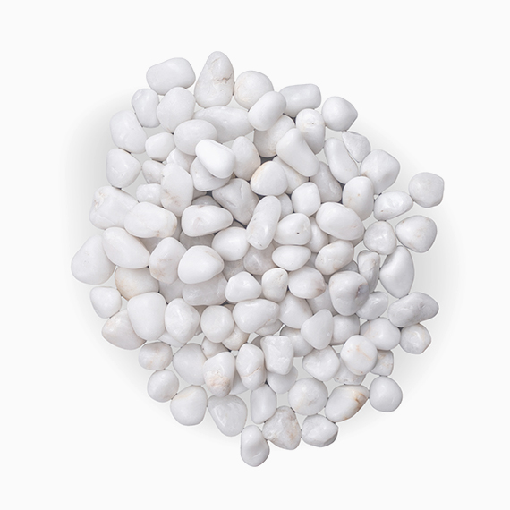 Premium Quartz White Pebbles