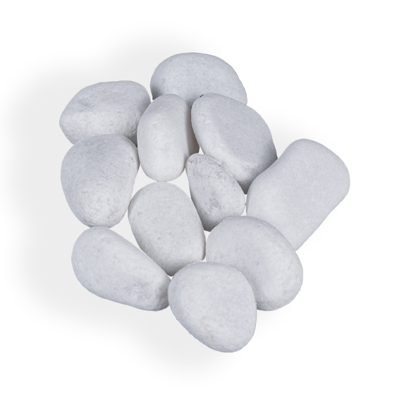 Natural Flat Gray Pebbles